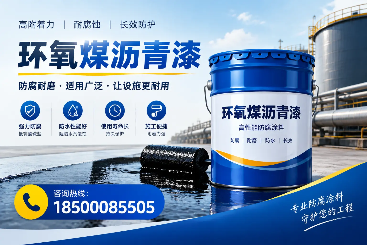 环氧煤沥青漆与其他涂料的对比分析,助力鹰潭企业决策